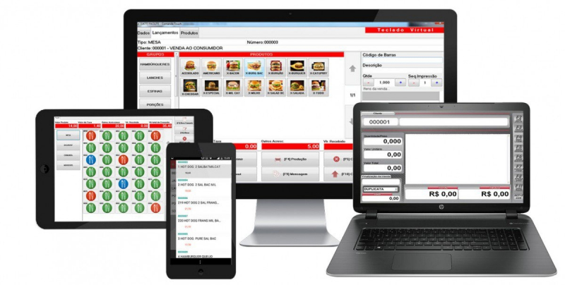 Sistema de Emissão de Notas Fiscais para Restaurante Propriá - Sistema para Restaurante com Tablet